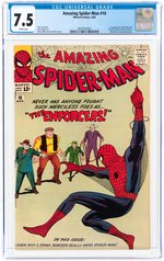 AMAZING SPIDER-MAN #10 MARCH 1964 CGC 7.5 VF- (FIRST BIG MAN & THE ENFORCERS).