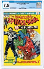 AMAZING SPIDER-MAN #129 FEBRUARY 1974 CGC 7.5 VF- (FIRST PUNISHER).