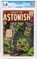 TALES TO ASTONISH #27 JANUARY 1962 CGC 1.0 FAIR (FIRST ANT-MAN).