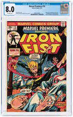 MARVEL PREMIERE #15 MAY 1974 CGC 8.0 VF (FIRST IRON FIST).