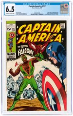 CAPTAIN AMERICA #117 SEPTEMBER 1969 CGC 6.5 FINE+ (FIRST FALCON).