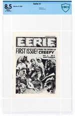 EERIE #1 SEPTEMBER 1965 CBCS 8.5 VF+.