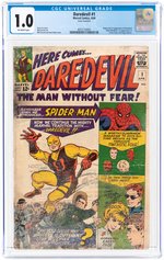 DAREDEVIL #1 APRIL 1964 CGC 1.0 FAIR (FIRST DAREDEVIL).