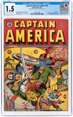 CAPTAIN AMERICA COMICS #18 SEPTEMBER 1942 CGC 1.5 FAIR/GOOD.