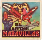 CAPTAIN MARVEL COMPLETE 1940s FHER SPANISH CARD ALBUM.