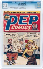 PEP COMICS #73 MAY 1949 CGC 7.5 VF-.