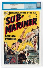 SUB-MARINER COMICS #34 JUNE 1954 CGC 8.5 VF+.