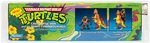 TEENAGE MUTANT NINJA TURTLES CAVE-TURTLE 2-PACK DON W/TRIPPY TYRANNOSAURUS AFA 70 EX+.