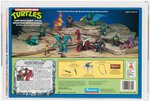 TEENAGE MUTANT NINJA TURTLES CAVE-TURTLE 2-PACK BEBOP W/BODACIOUS BRONTOSAURUS AFA 75 EX+/NM.