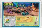 TEENAGE MUTANT NINJA TURTLES CAVE-TURTLE 2-PACK RAPH W/TUBULAR PTERODACTYL AFA 70+ EX+.