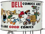 "DELL COMICS ARE GOOD COMICS" 1954 GOLDEN AGE COMIC BOOK SPINNER RACK.