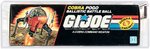 G.I. JOE: A REAL AMERICAN HERO - COBRA POGO BALLISTIC BATTLE BALL SERIES 6 VEHICLE AFA 80+ NM.