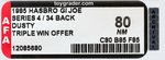 G.I. JOE: A REAL AMERICAN HERO - DUSTY SERIES 4/34 BACK AFA 80 NM.