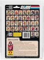 G.I. JOE: A REAL AMERICAN HERO - CRIMSON GUARD SERIES 4/34 BACK AFA 85 NM+.