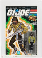 G.I. JOE: A REAL AMERICAN HERO - PYTHON TROOPER SERIES 8/34 BACK AFA 80 NM.