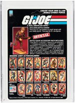 G.I. JOE: A REAL AMERICAN HERO - BATTLE GEAR ACCESSORY PACK SERIES 2/20 BACK AFA 85 NM+.