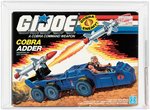 G.I. JOE: A REAL AMERICAN HERO - COBRA ADDER SERIES 7 VEHICLE AFA 80+ NM.