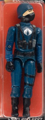 G.I. JOE: A REAL AMERICAN HERO - COBRA OFFICER SERIES 2/20 BACK AFA 80+ NM (RARE EXPLOSION BACK -  POP 1 OF 1).