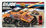 G.I. JOE: A REAL AMERICAN HERO - IRON GRENADIERS - DESTRO'S RAZORBACK SERIES 8 VEHICLE AFA 75 EX+/NM.