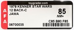 STAR WARS - JAWA 12 BACK-C AFA 85 NM+.