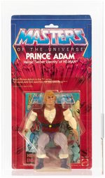 MASTERS OF THE UNIVERSE - PRINCE ADAM SERIES 3/12 BACK AFA 80 NM.