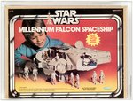 STAR WARS - MILLENNIUM FALCON SPACESHIP AFA 80 Q-NM.