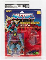 MASTER OF THE UNIVERSE - DRAGON BLASTER SKELETOR SERIES 4/12 BACK AFA 80 NM.