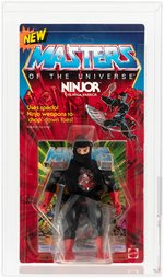 MASTERS OF THE UNIVERSE - NINJOR SERIES 6/12 BACK AFA 80 NM.