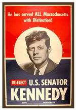 JFK 1956 SENATE RE-ELECTION POSTER.