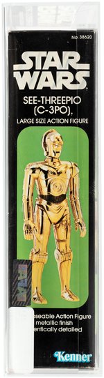 STAR WARS - SEE THREEPIO (C-3PO) 12-INCH SERIES AFA 75+ EX+/NM.