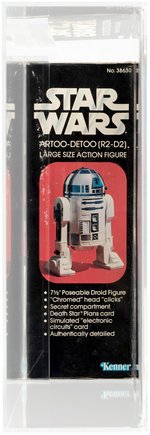 STAR WARS - ARTOO-DETOO (R2-D2) 12-INCH SERIES AFA 75 EX+/NM.