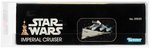 STAR WARS - IMPERIAL CRUISER DIE-CAST DCA 80+ NM.