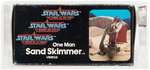 PALITOY STAR WARS: THE POWER OF THE FORCE - SAND SKIMMER TRI-LOGO AFA 70 EX+.