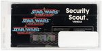 PALITOY STAR WARS: THE POWER OF THE FORCE - SECURITY SCOUT TRI-LOGO AFA 75 EX+/NM.