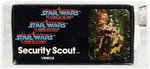 PALITOY STAR WARS: THE POWER OF THE FORCE - SECURITY SCOUT TRI-LOGO AFA 75 EX+/NM.