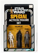 STAR WARS - VILLAIN SET 3-PACK SERIES 1 AFA 85 NM+.