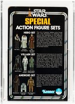 STAR WARS - VILLAIN SET 3-PACK SERIES 1 AFA 85 NM+.