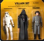 STAR WARS - VILLAIN SET 3-PACK SERIES 1 AFA 85 NM+.