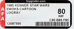 STAR WARS: EWOKS - LOGRAY AFA 80 NM.