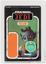 STAR WARS: REVENGE OF THE JEDI - GREEDO PROOF CARD AFA 80+ NM.