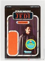 STAR WARS: REVENGE OF THE JEDI - LANDO CALRISSIAN PROOF CARD AFA 80 NM.