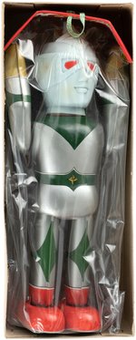 MIRRORMAN BOXED BULLMARK WIND-UP FACTORY SEALED ROBOT IN BAG.