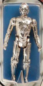 STAR WARS - C-3PO GDE LOGO 12 BACK-D AFA 75 EX+/NM (KENNER CANADA).