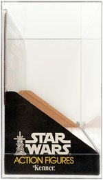 STAR WARS 12 BACK BIN WITH HEADER CARD & TRAY INSERT AFA 80 NM.