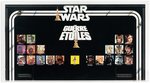 STAR WARS/LAS GUERRE DES ÉTOILES (GDE LOGO) 21 ACTION FIGURES DISPLAY HEADER AFA 80+ NM (KENNER CANADA - POP 1 OF 1).