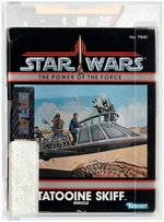 STAR WARS: POWER OF THE FORCE - TATOOINE SKIFF AFA 80 Q-NM.