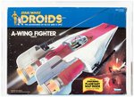 STAR WARS: DROIDS - A-WING FIGHTER VEHICLE AFA 70+ Q-EX+.