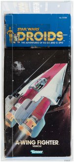 STAR WARS: DROIDS - A-WING FIGHTER VEHICLE AFA 70+ Q-EX+.