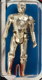 STAR WARS: THE EMPIRE STRIKES BACK - SEE-THREEPIO (C-3PO) 41 BACK-A AFA 80+ NM (ORANGE FIGURE STAND).