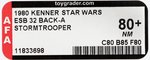 STAR WARS: THE EMPIRE STRIKES BACK - STORMTROOPER 32 BACK-A AFA 80+ NM.
